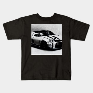 R34 GTR Concept White Kids T-Shirt